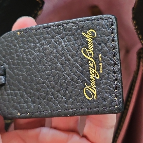 Dooney & Bourke Black Leather Tote - Picture 9 of 14